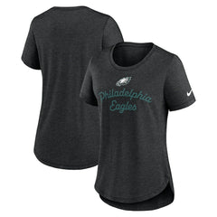 NFL Philadelphia Eagles Women's Script Tri-Blend T-Shirt