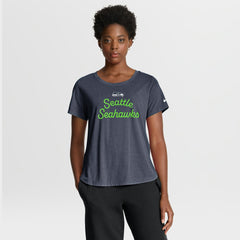 NFL Seattle Seahawks Women's Script Tri-Blend T-Shirt