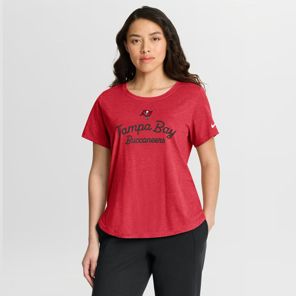 NFL Tampa Bay Buccaneers Women's Script Tri-Blend T-Shirt
