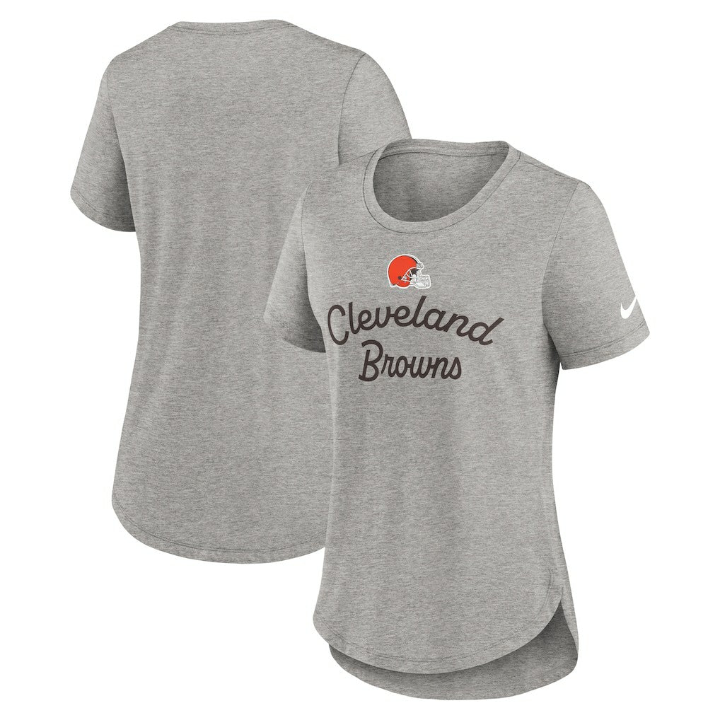 NFL Cleveland Browns Women's Script Tri-Blend T-Shirt