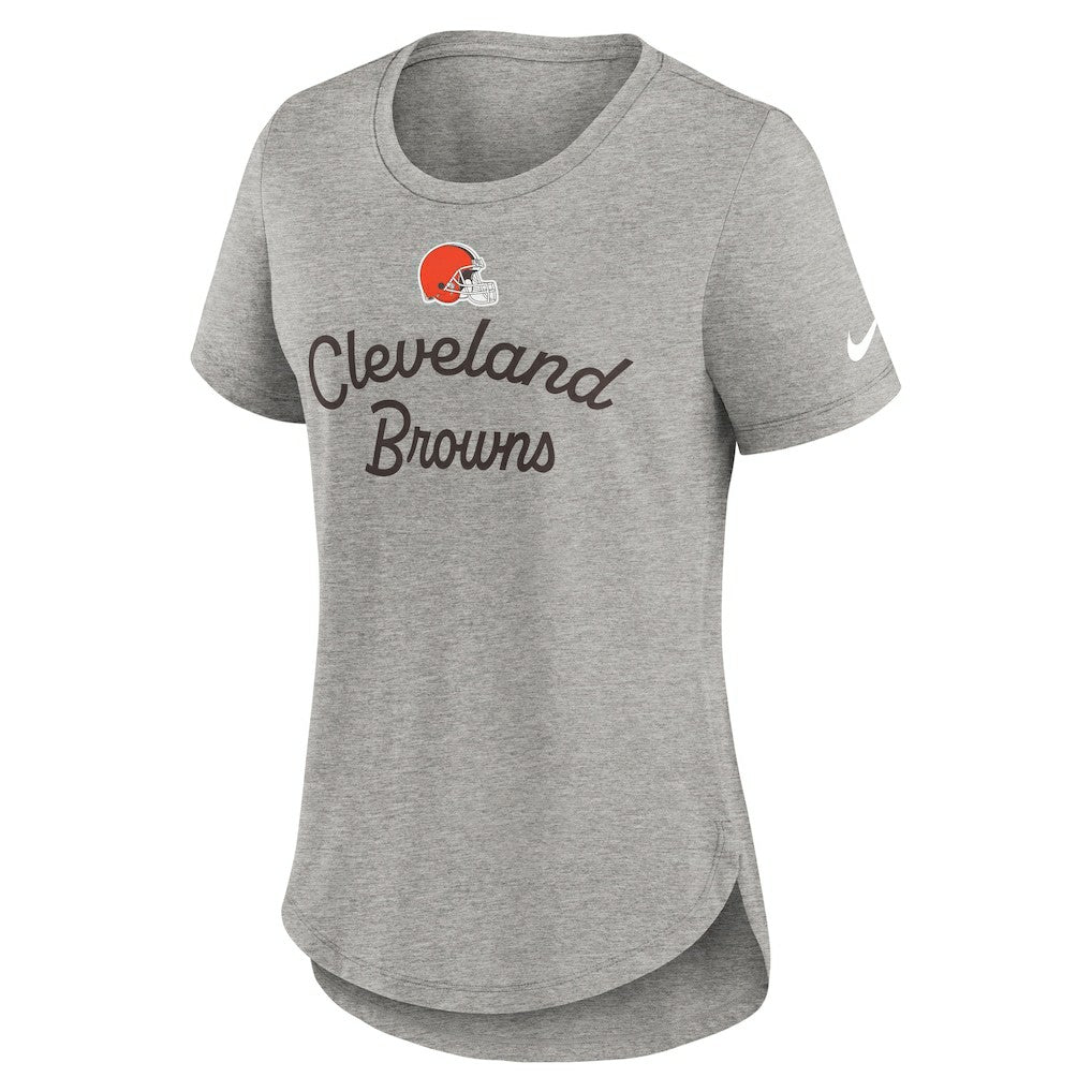 NFL Cleveland Browns Women's Script Tri-Blend T-Shirt