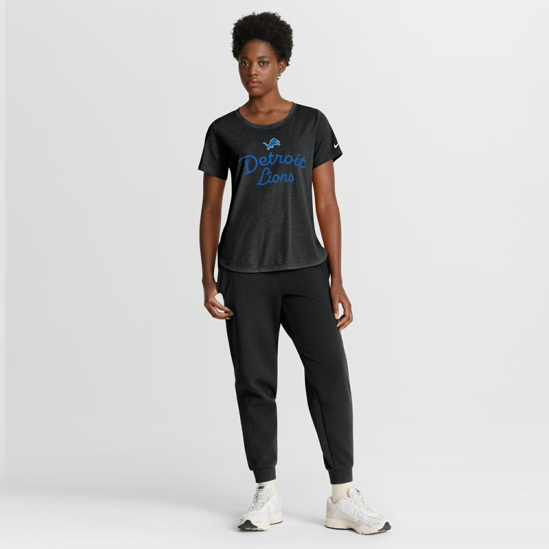 NFL Detroit Lions Women's Script Tri-Blend T-Shirt