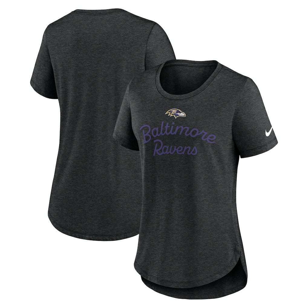 NFL Baltimore Ravens Women's Script Tri-Blend T-Shirt