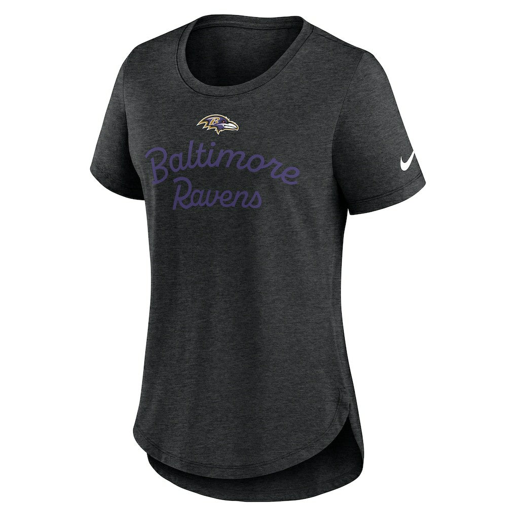 NFL Baltimore Ravens Women's Script Tri-Blend T-Shirt