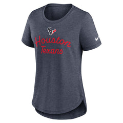 NFL Houston Texans Women's Script Tri-Blend T-Shirt