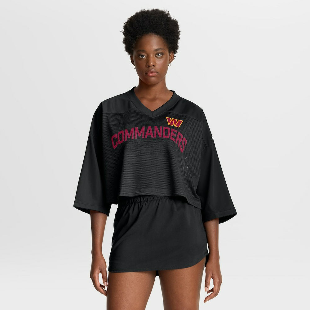 NFL Washington Commanders Women's Primetime Cropped Mesh Dri-FIT Fashion Jersey