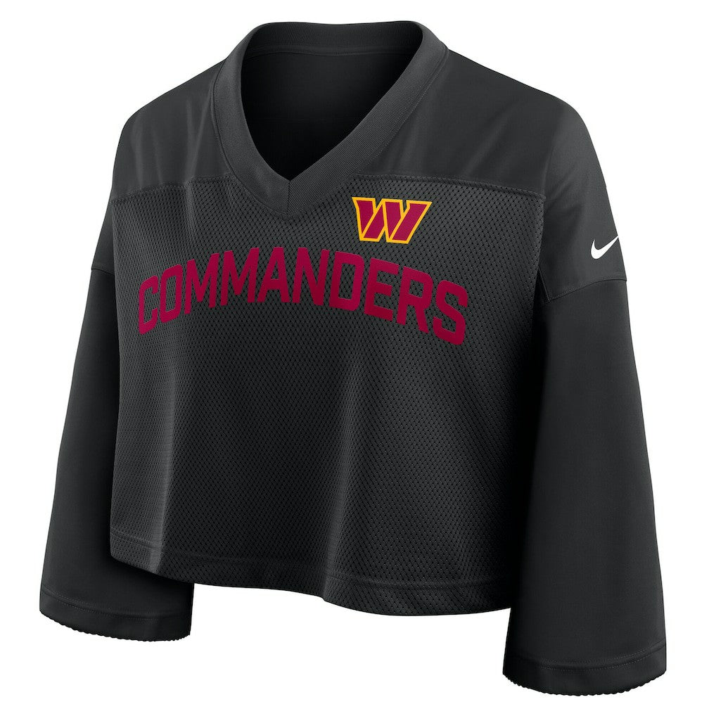 NFL Washington Commanders Women's Primetime Cropped Mesh Dri-FIT Fashion Jersey