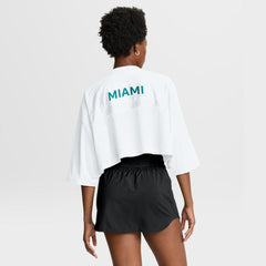 NFL Miami Dolphins Women's Primetime Cropped Mesh Dri-FIT Fashion Jersey