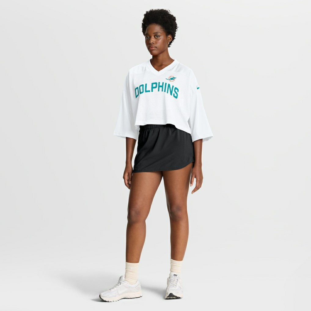 NFL Miami Dolphins Women's Primetime Cropped Mesh Dri-FIT Fashion Jersey