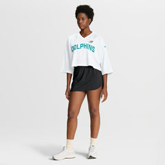 NFL Miami Dolphins Women's Primetime Cropped Mesh Dri-FIT Fashion Jersey
