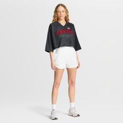 NFL San Francisco 49ers Women's Primetime Cropped Mesh Dri-FIT Fashion Jersey