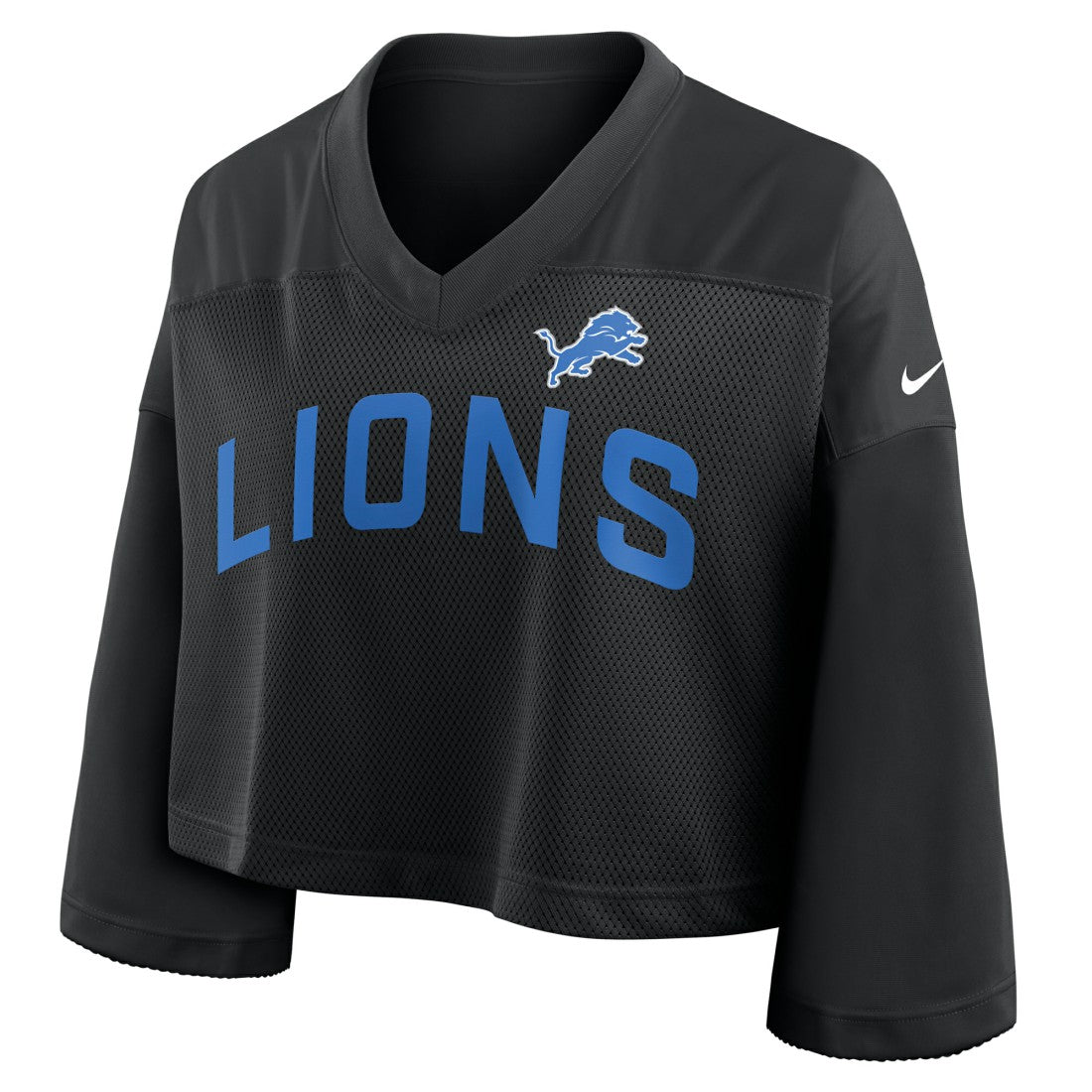 NFL Detroit Lions Women's Primetime Cropped Mesh Dri-FIT Fashion Jersey