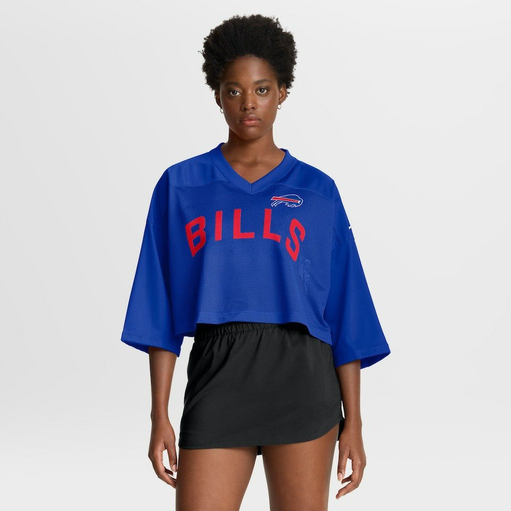 NFL Buffalo Bills Women's Primetime Cropped Mesh Dri-FIT Fashion Jersey
