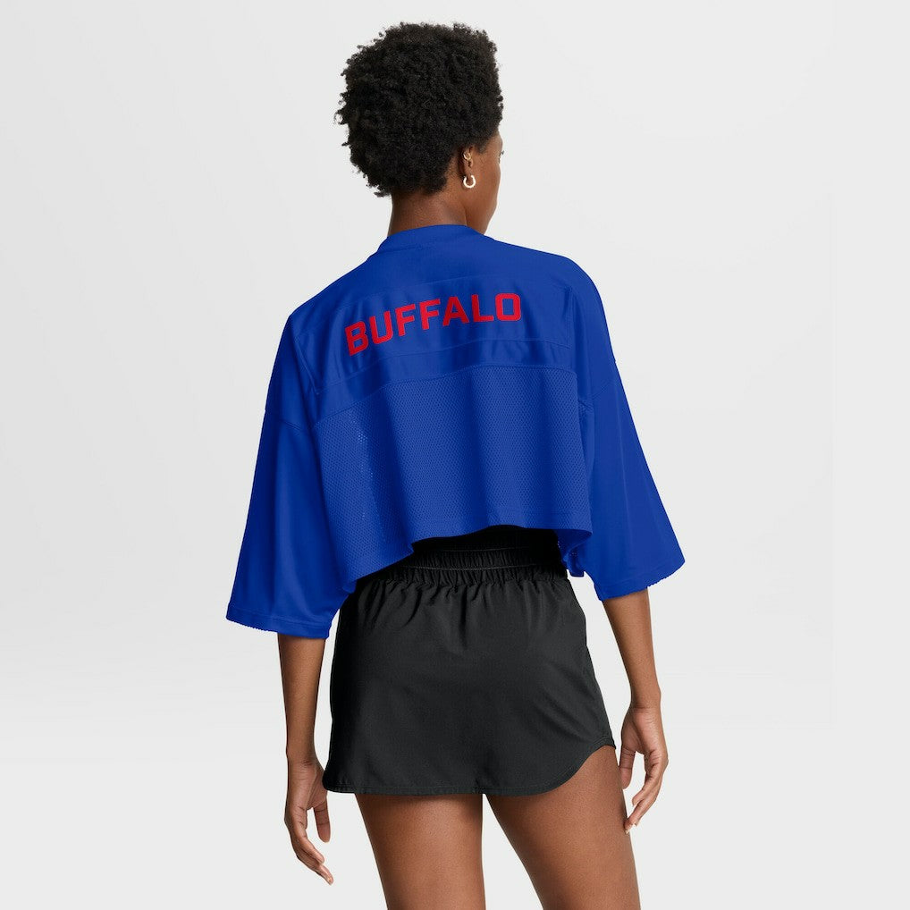 NFL Buffalo Bills Women's Primetime Cropped Mesh Dri-FIT Fashion Jersey