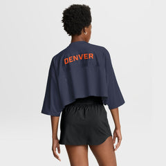 NFL Denver Broncos Women's Primetime Cropped Mesh Dri-FIT Fashion Jersey