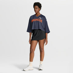 NFL Denver Broncos Women's Primetime Cropped Mesh Dri-FIT Fashion Jersey