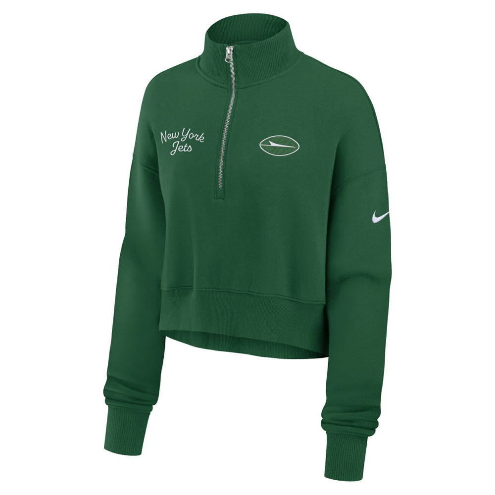 NFL New York Jets Women's Primetime Phoenix Half-Zip Sweatshirt