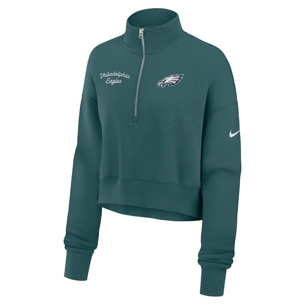 NFL Philadelphia Eagles Women's Primetime Phoenix Half-Zip Sweatshirt
