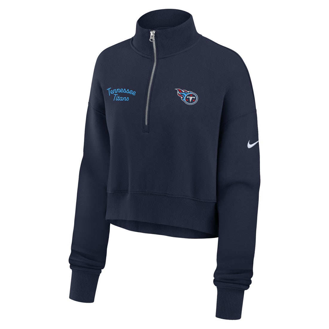NFL Tennessee Titans Women's Primetime Phoenix Half-Zip Sweatshirt