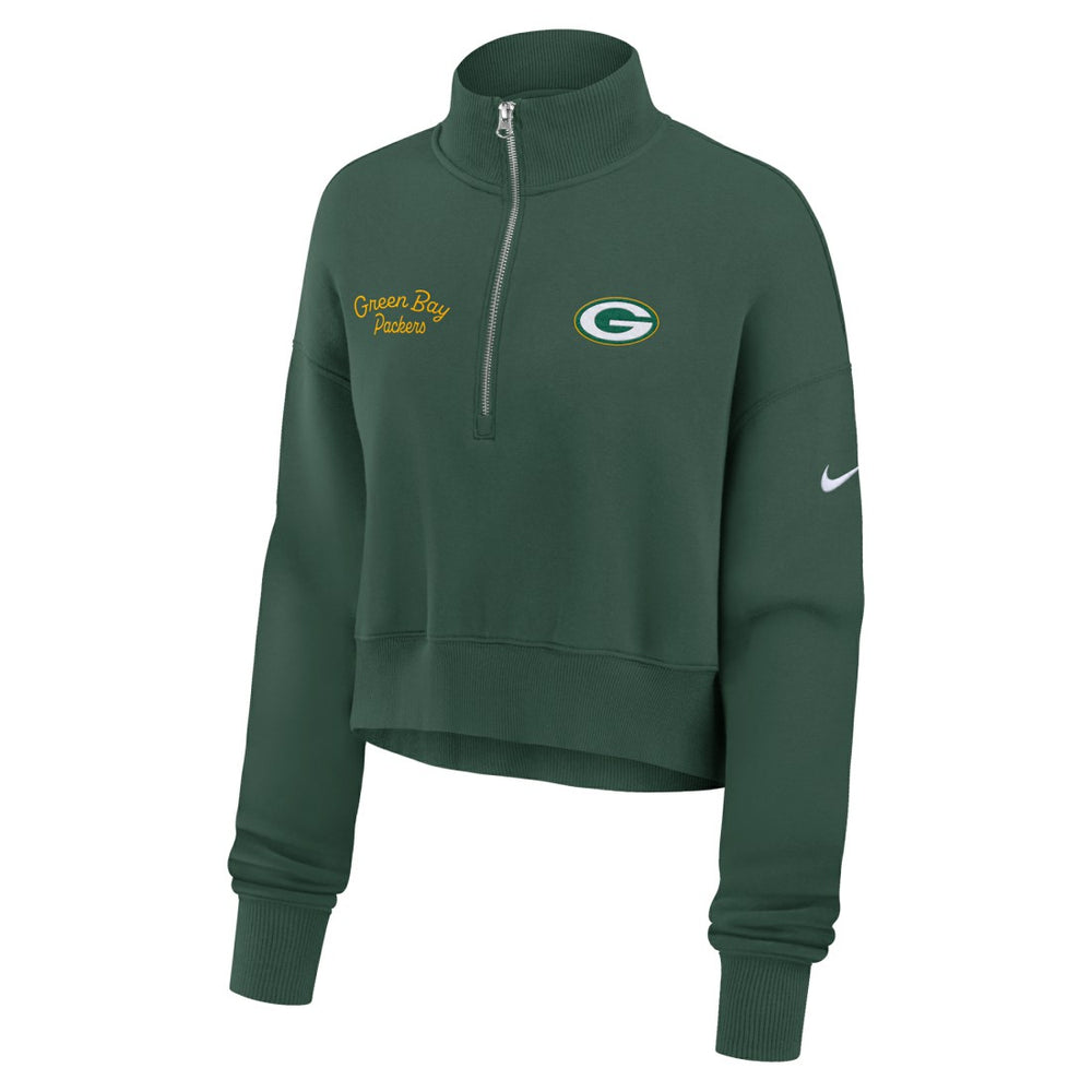 NFL Green Bay Packers Women's Primetime Phoenix Half-Zip Sweatshirt