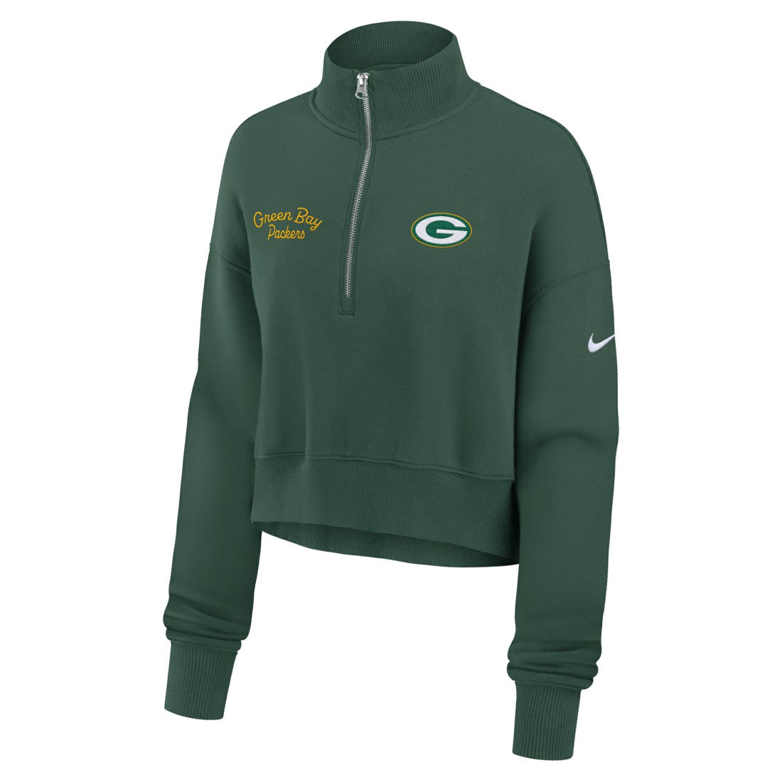 NFL Green Bay Packers Women's Primetime Phoenix Half-Zip Sweatshirt