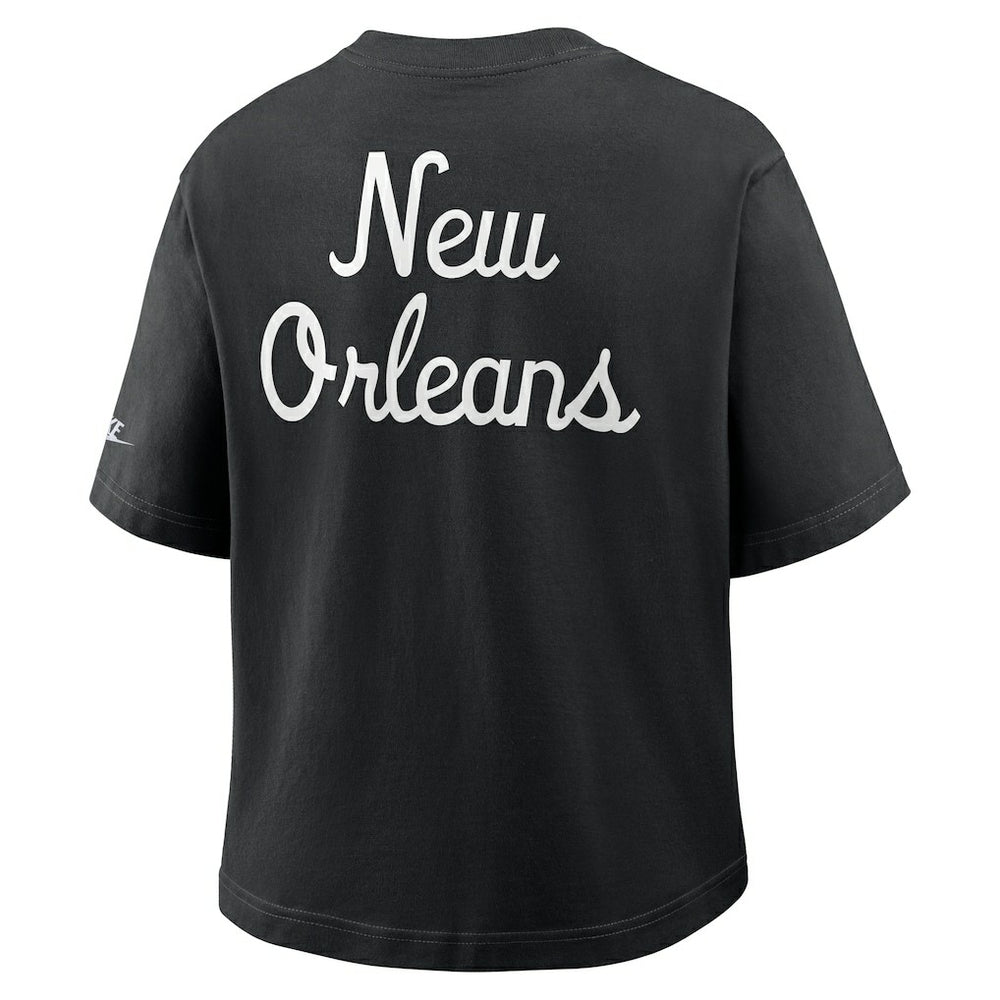 NFL New Orleans Saints Women's Rewind Pocket Boxy T-Shirt