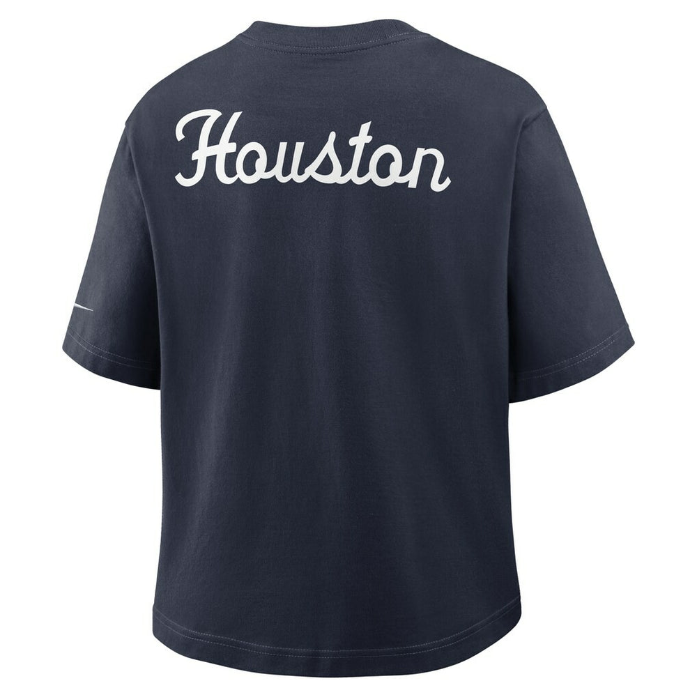 NFL Houston Texans Women's Rewind Pocket Boxy T-Shirt