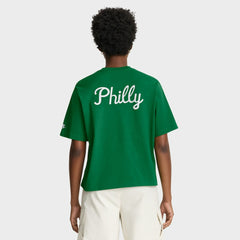 NFL Philadelphia Eagles Women's Rewind Pocket Boxy T-Shirt