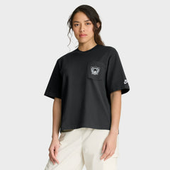 NFL Las Vegas Raiders Women's Rewind Pocket Boxy T-Shirt