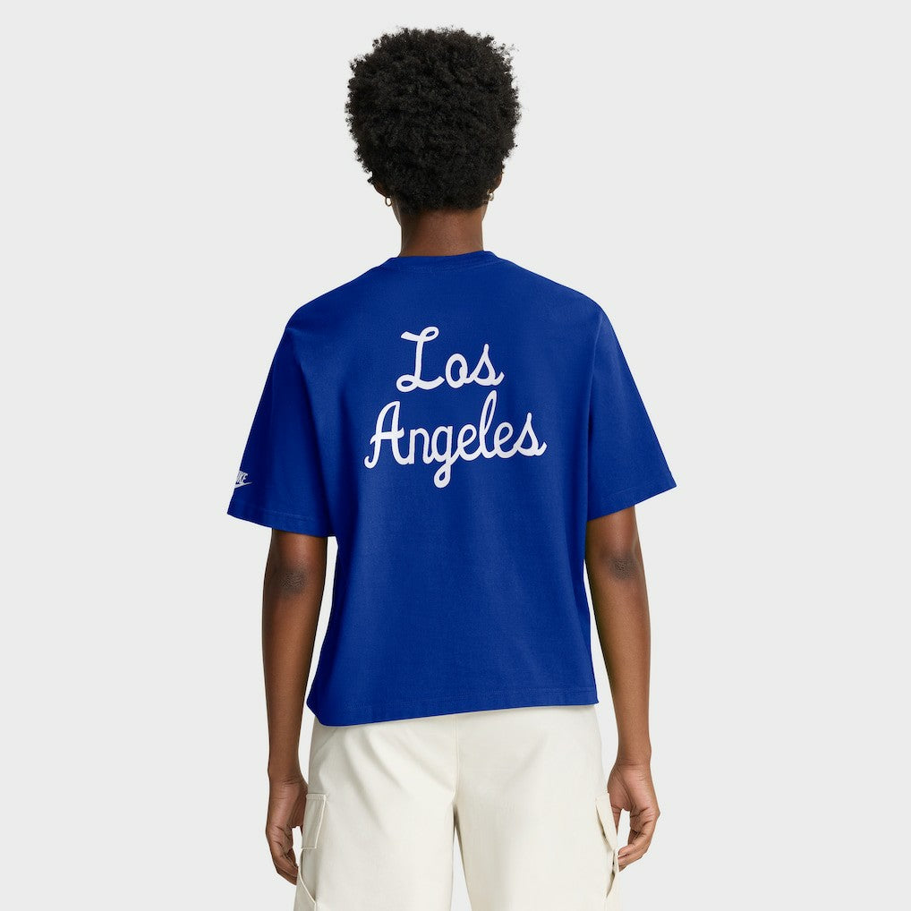 NFL Los Angeles Rams Women's Rewind Pocket Boxy T-Shirt
