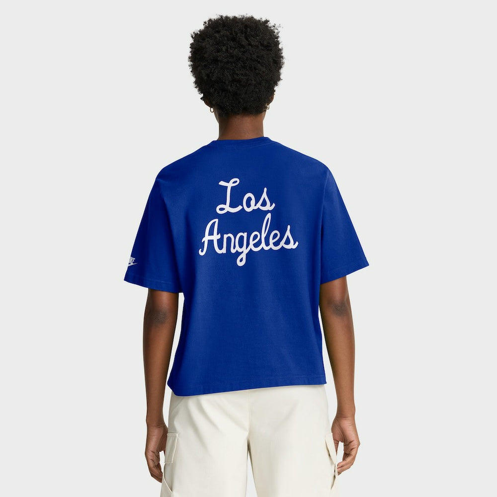 NFL Los Angeles Rams Women's Rewind Pocket Boxy T-Shirt