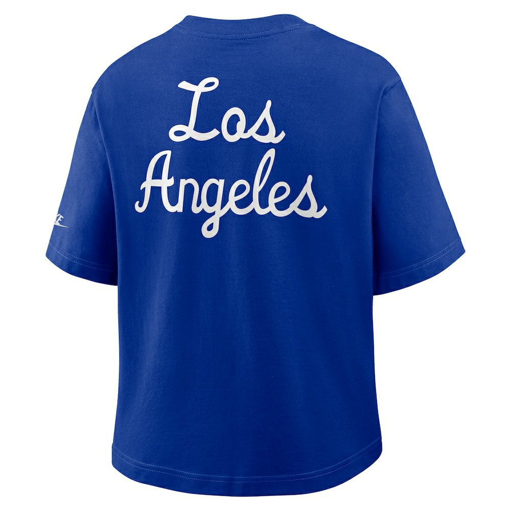 NFL Los Angeles Rams Women's Rewind Pocket Boxy T-Shirt