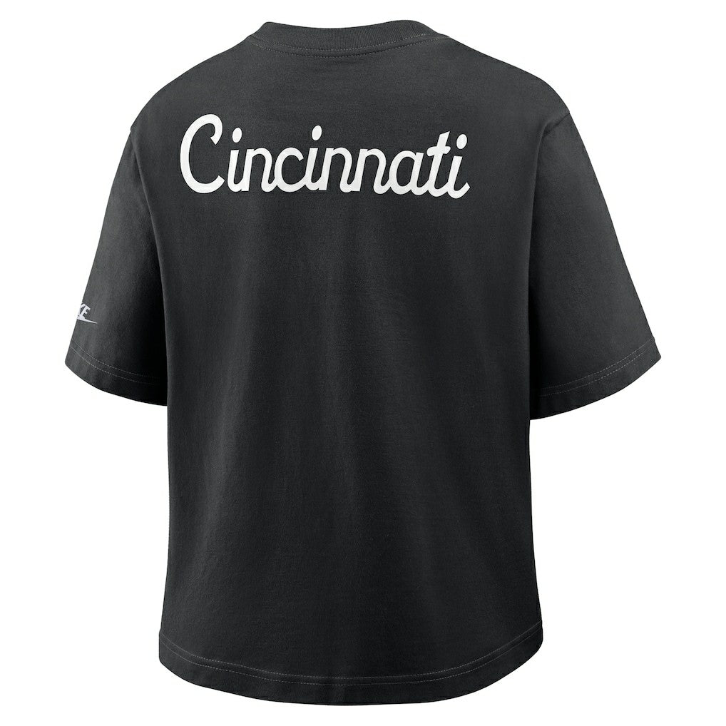 NFL Cincinnati Bengals Women's Rewind Pocket Boxy T-Shirt