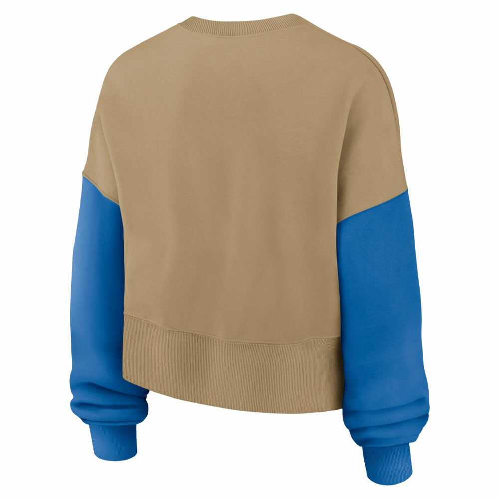 NFL Detroit Lions Women's Oversized Rewind Pullover Sweatshirt
