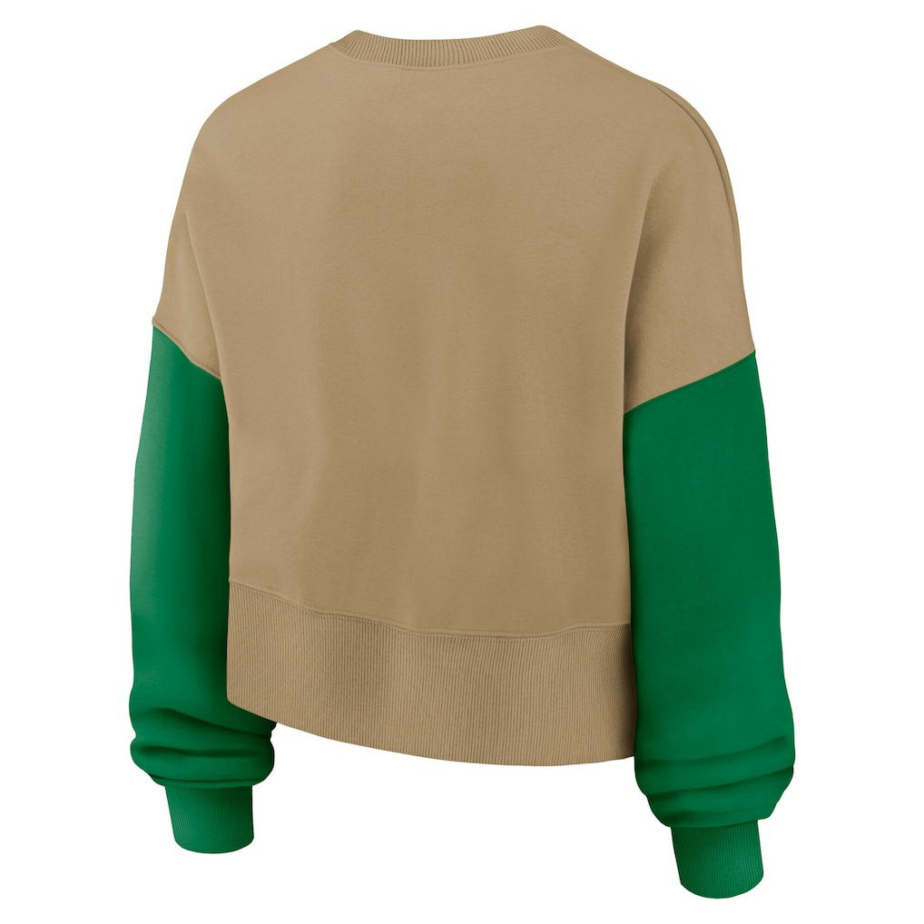 NFL Philadelphia Eagles Women's Oversized Rewind Pullover Sweatshirt