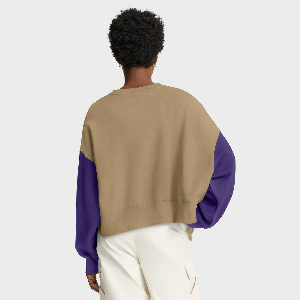 NFL Minnesota Vikings Women's Oversized Rewind Pullover Sweatshirt