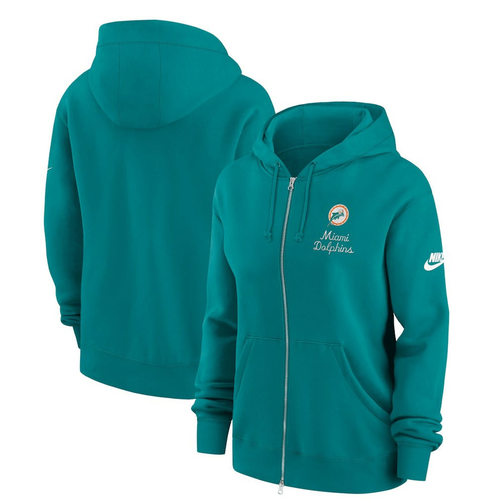 NFL Miami Dolphins Women's Phoenix Rewind Full-Zip Hoodie