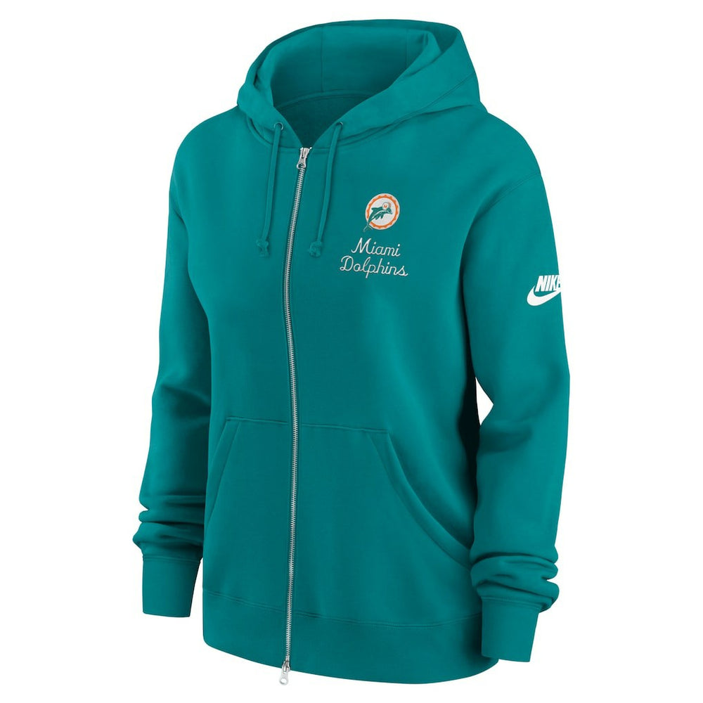 NFL Miami Dolphins Women's Phoenix Rewind Full-Zip Hoodie