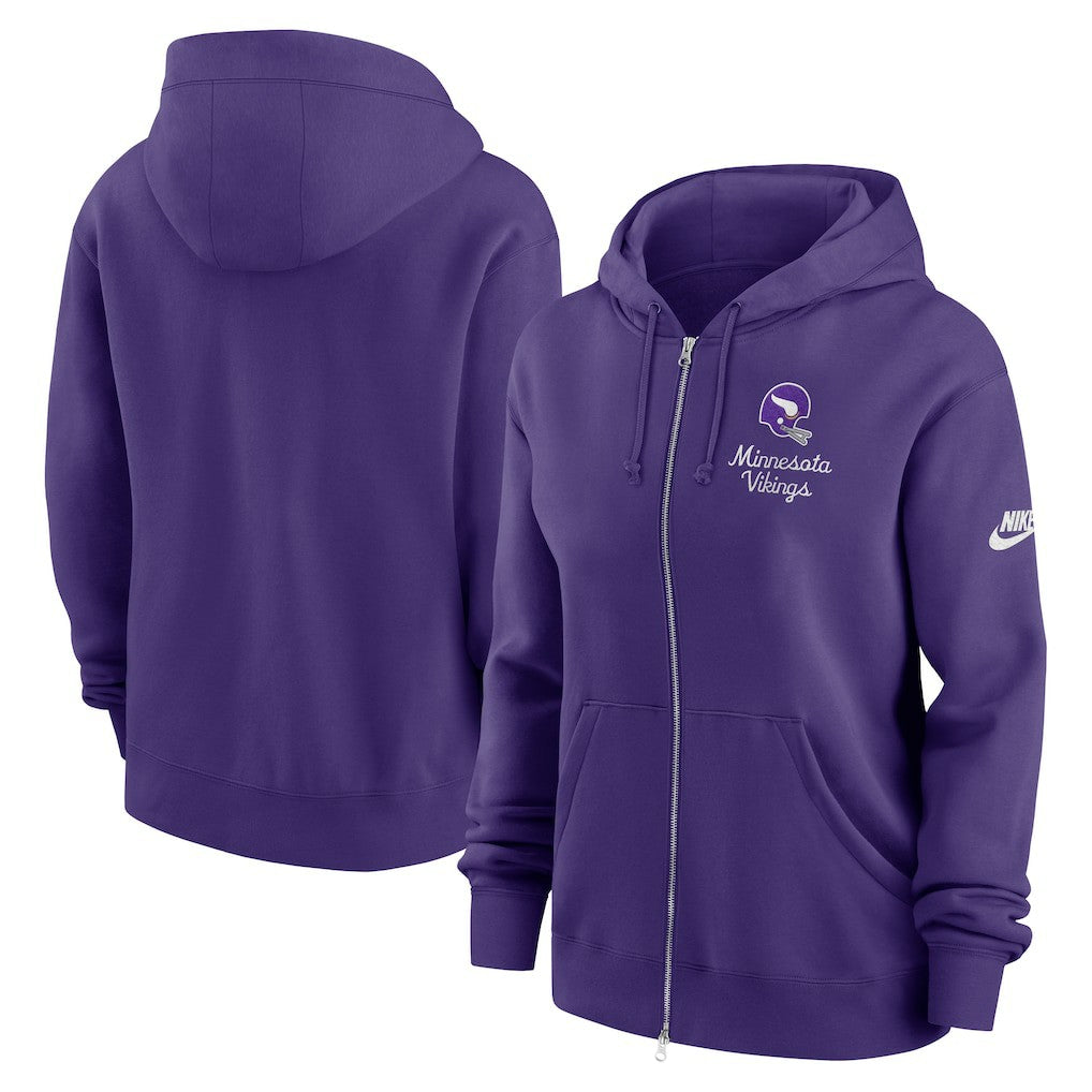 NFL Minnesota Vikings Women's Phoenix Rewind Full-Zip Hoodie
