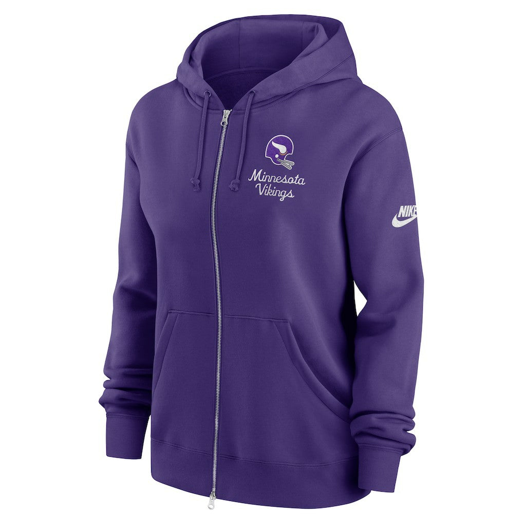 NFL Minnesota Vikings Women's Phoenix Rewind Full-Zip Hoodie