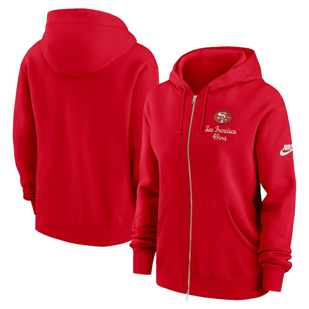 NFL San Francisco 49ers Women's Phoenix Rewind Full-Zip Hoodie