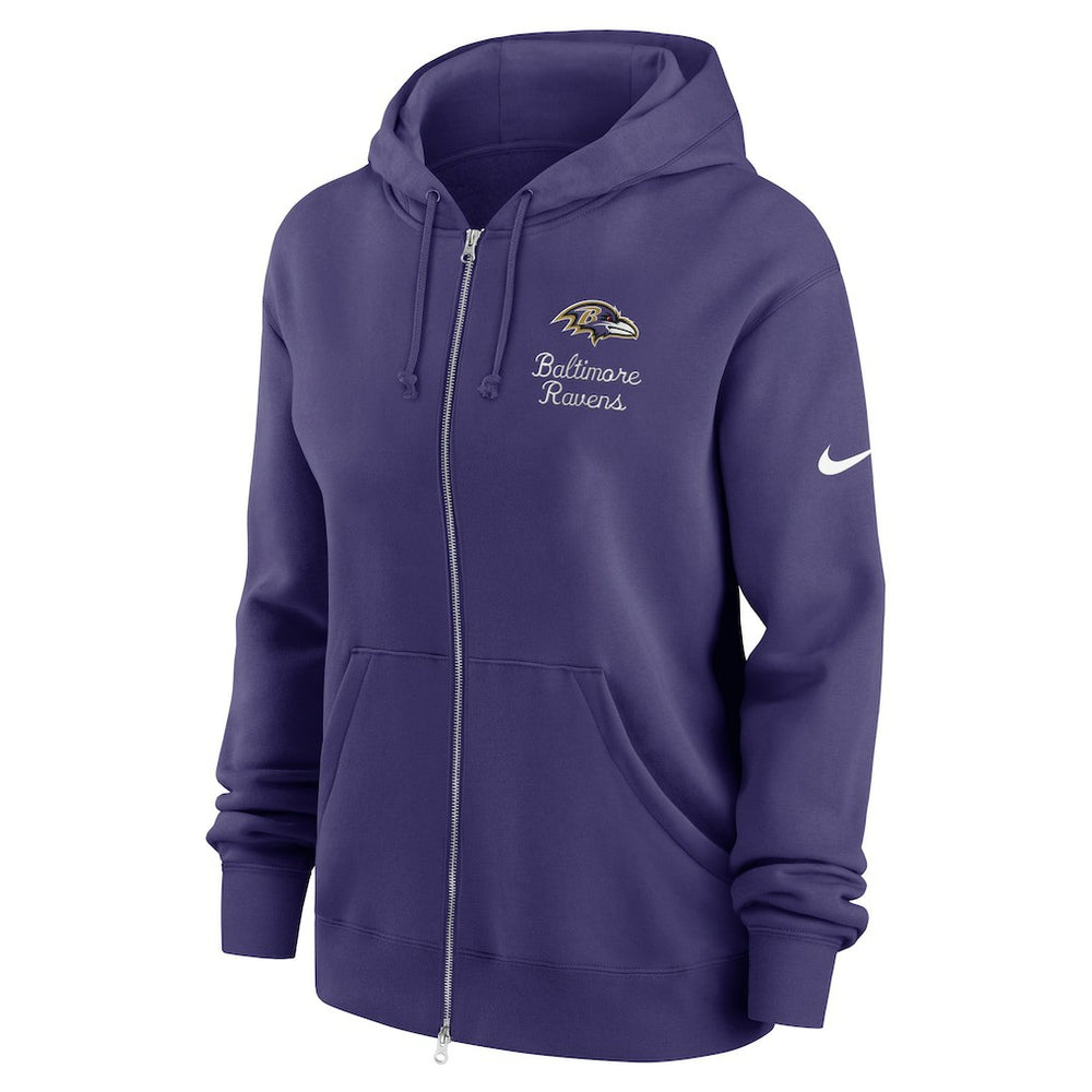 NFL Baltimore Ravens Women's Phoenix Rewind Full-Zip Hoodie