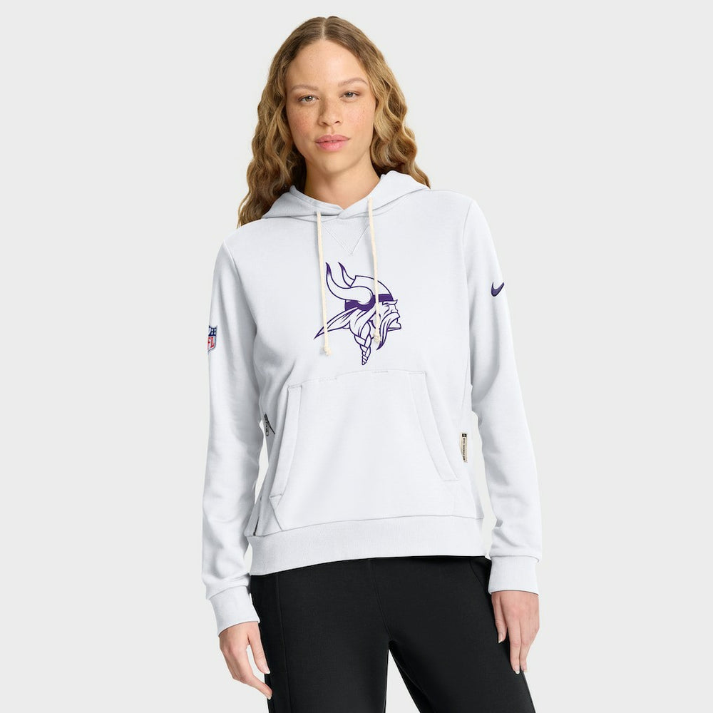 NFL Minnesota Vikings Women's Alternate Logo Sideline Standard Issue Dri-FIT Hoodie