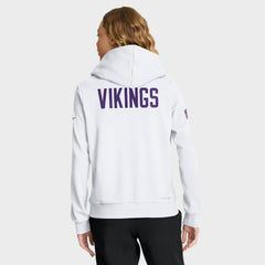 NFL Minnesota Vikings Women's Alternate Logo Sideline Standard Issue Dri-FIT Hoodie