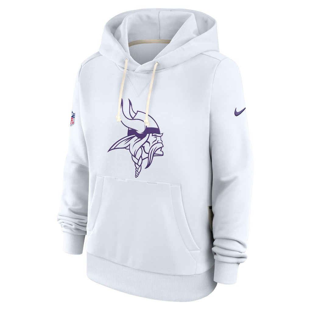 NFL Minnesota Vikings Women's Alternate Logo Sideline Standard Issue Dri-FIT Hoodie