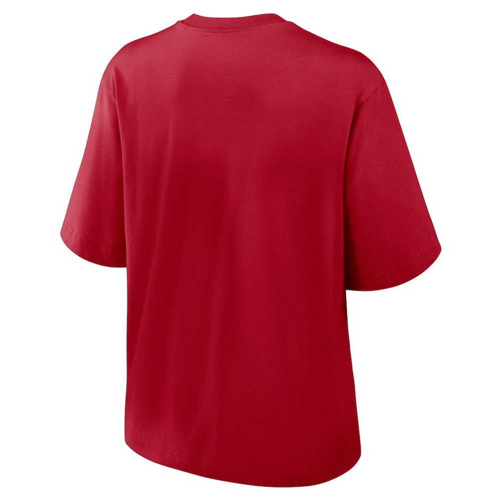 NFL San Francisco 49ers Women's Essential Script Relaxed Boxy T-Shirt