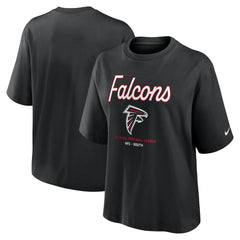 NFL Atlanta Falcons Women's Essential Script Relaxed Boxy T-Shirt