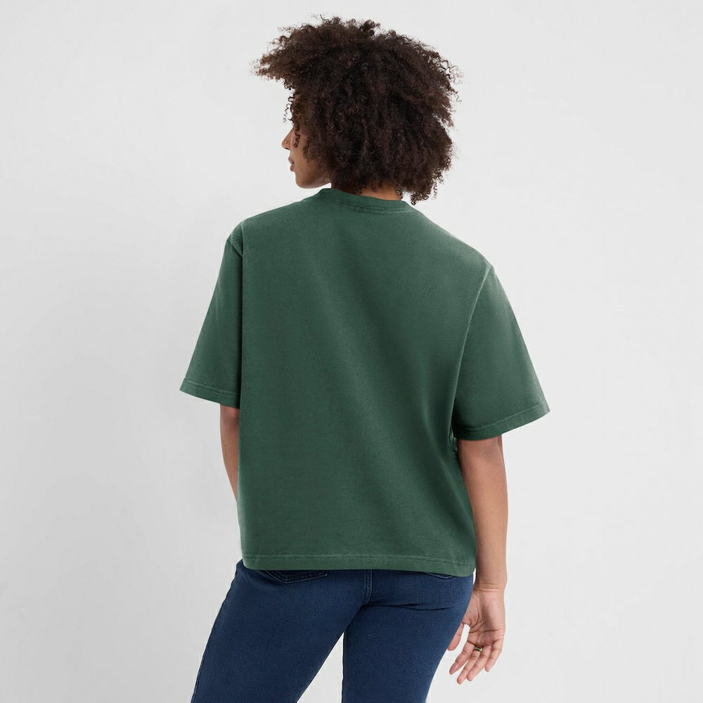 NFL Green Bay Packers Women's Essential Script Relaxed Boxy T-Shirt