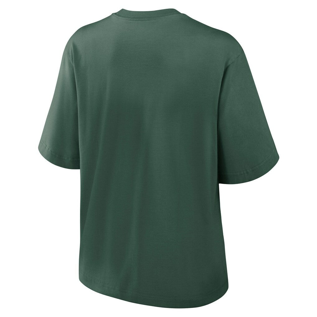 NFL Green Bay Packers Women's Essential Script Relaxed Boxy T-Shirt