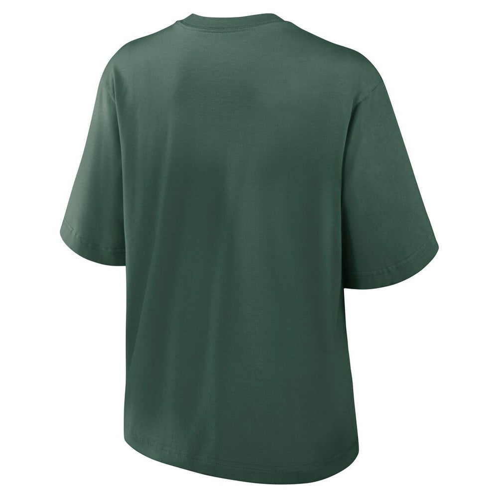 NFL Green Bay Packers Women's Essential Script Relaxed Boxy T-Shirt